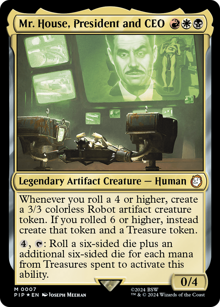 Mr. House, President and CEO [Fallout] | Local Legends