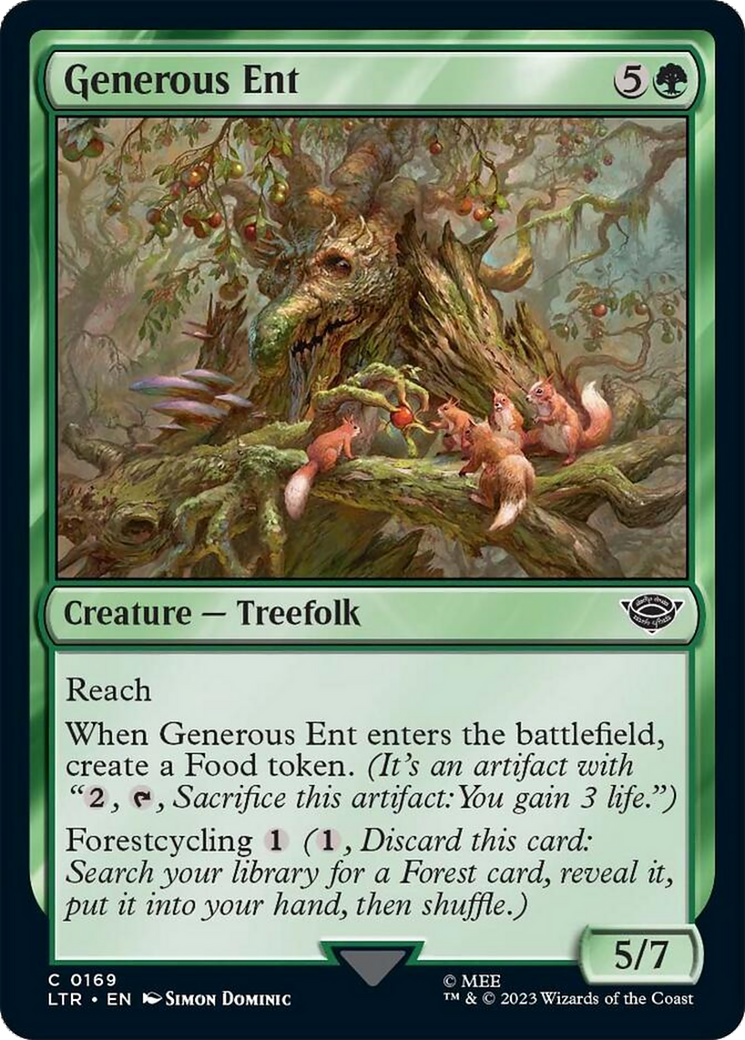 Generous Ent [The Lord of the Rings: Tales of Middle-Earth] | Golgari Games