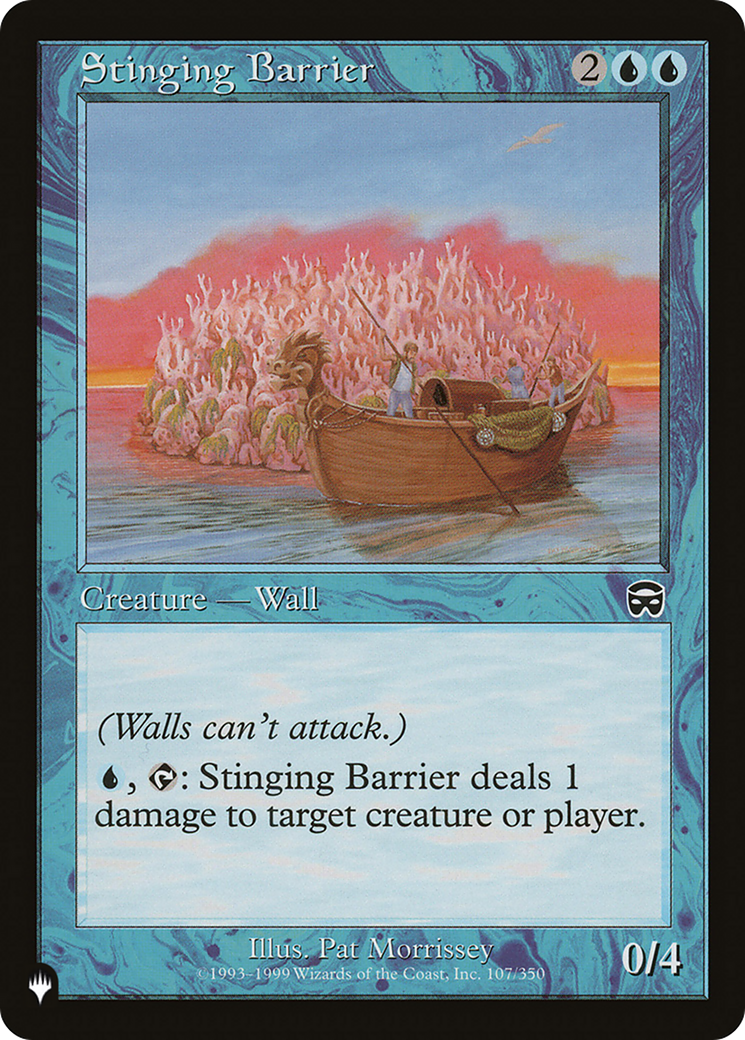 Stinging Barrier [The List] | Local Legends