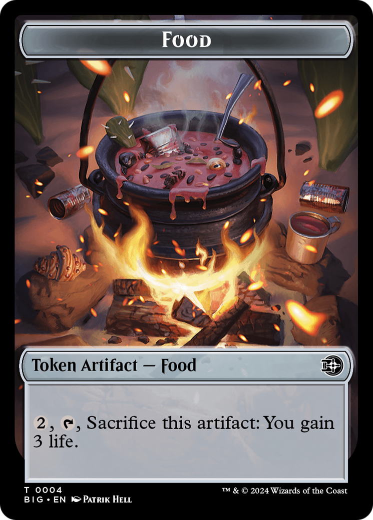 Food // Plot Double-Sided Token [Outlaws of Thunder Junction: The Big Score Tokens] | Local Legends