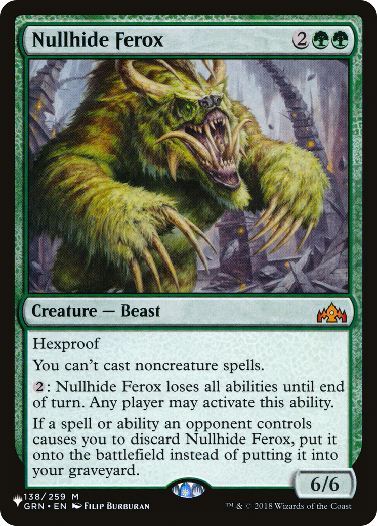 Nullhide Ferox [The List] | Local Legends
