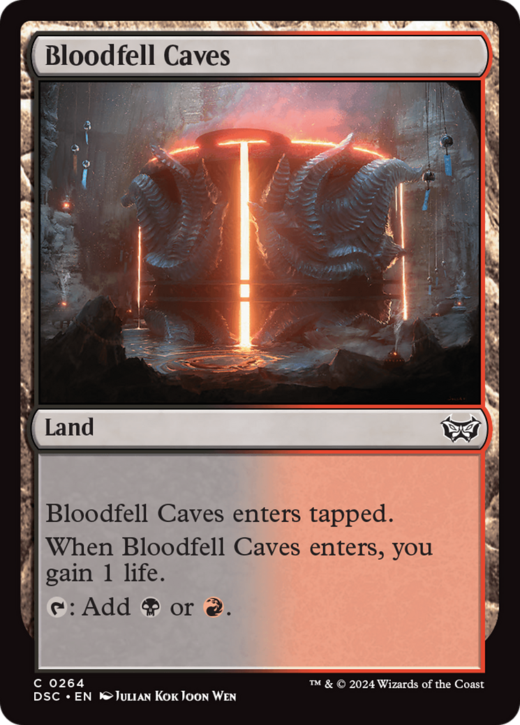 Bloodfell Caves [Duskmourn: House of Horror Commander] | Local Legends