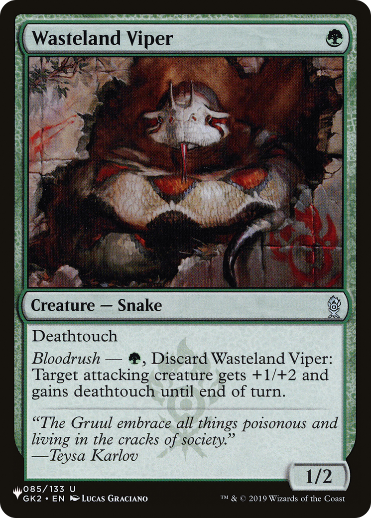 Wasteland Viper [The List] | Local Legends