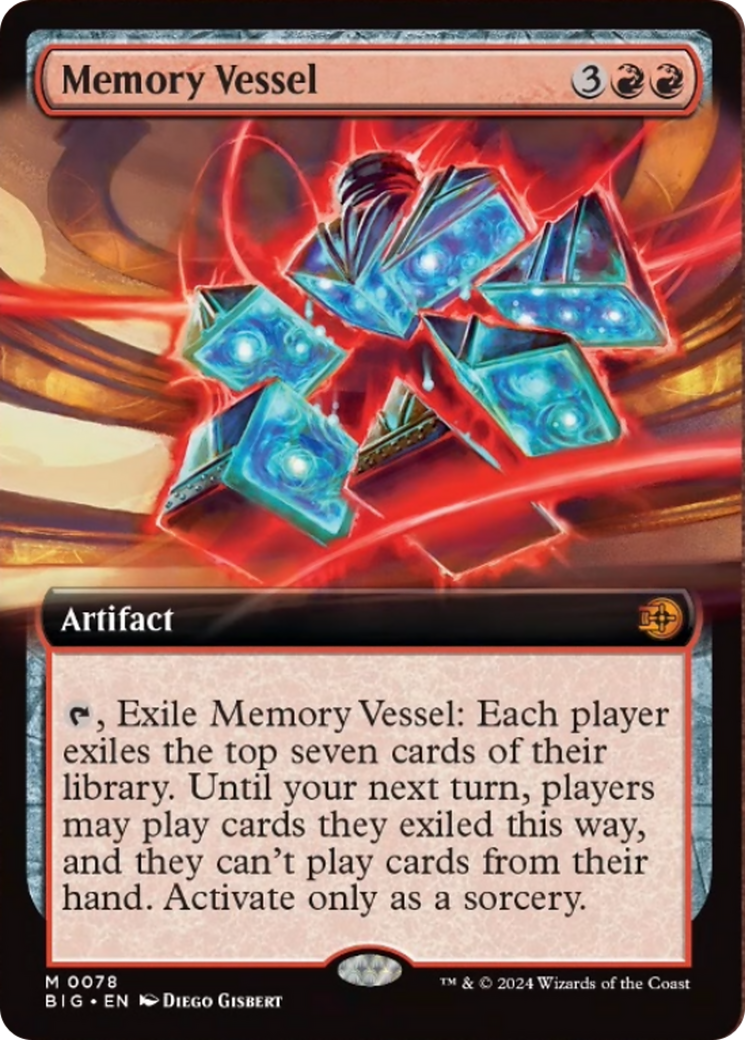 Memory Vessel (Extended Art) [Outlaws of Thunder Junction: The Big Score] | Local Legends