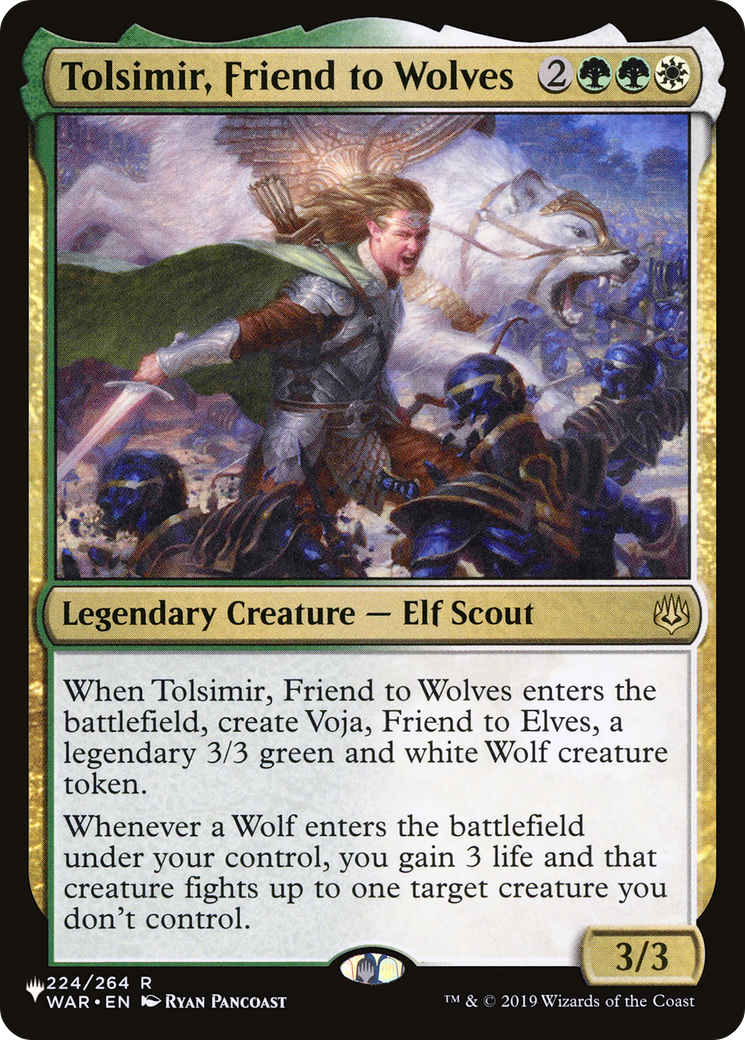 Tolsimir, Friend to Wolves [The List] | Local Legends