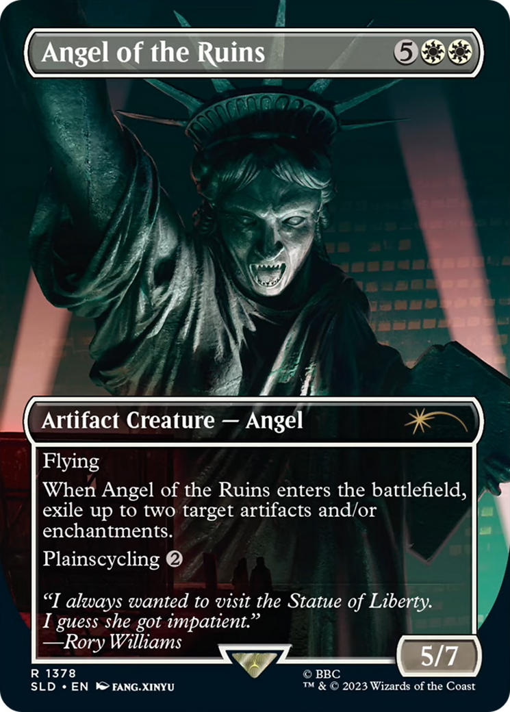 Angel of the Ruins (1378) [Secret Lair Drop Series] | Golgari Games