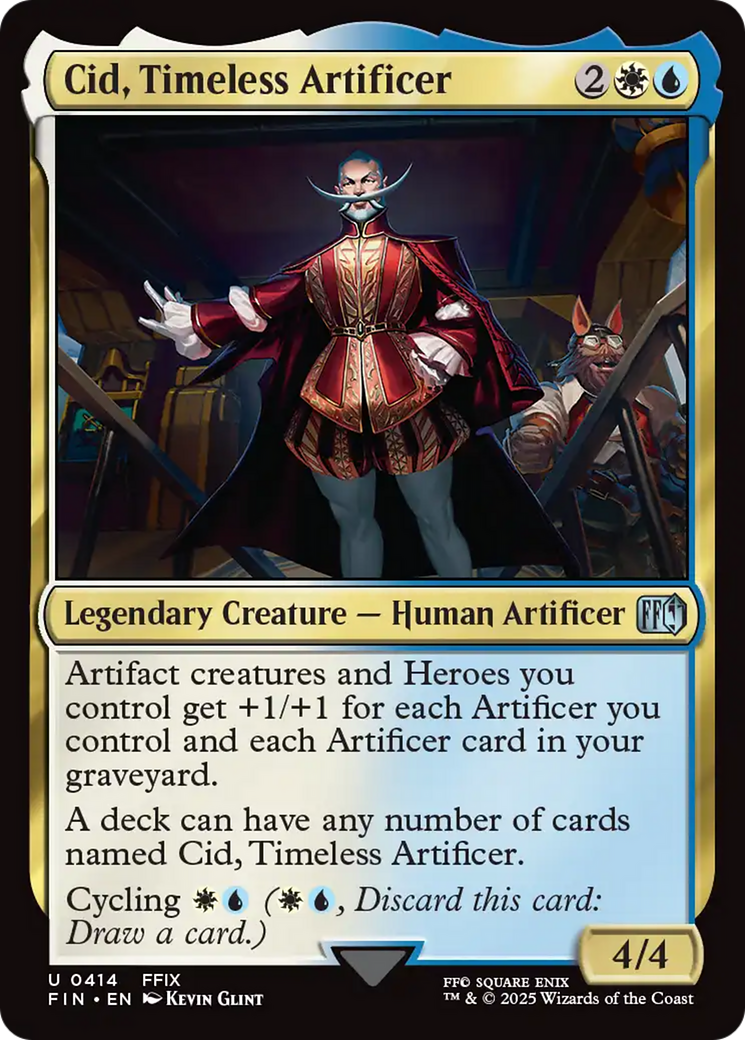 Cid, Timeless Artificer (0414) [FINAL FANTASY] | Local Legends