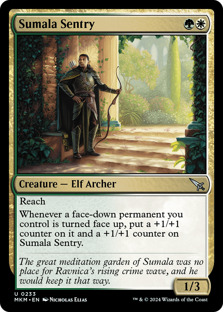 Sumala Sentry [Murders at Karlov Manor] | Golgari Games