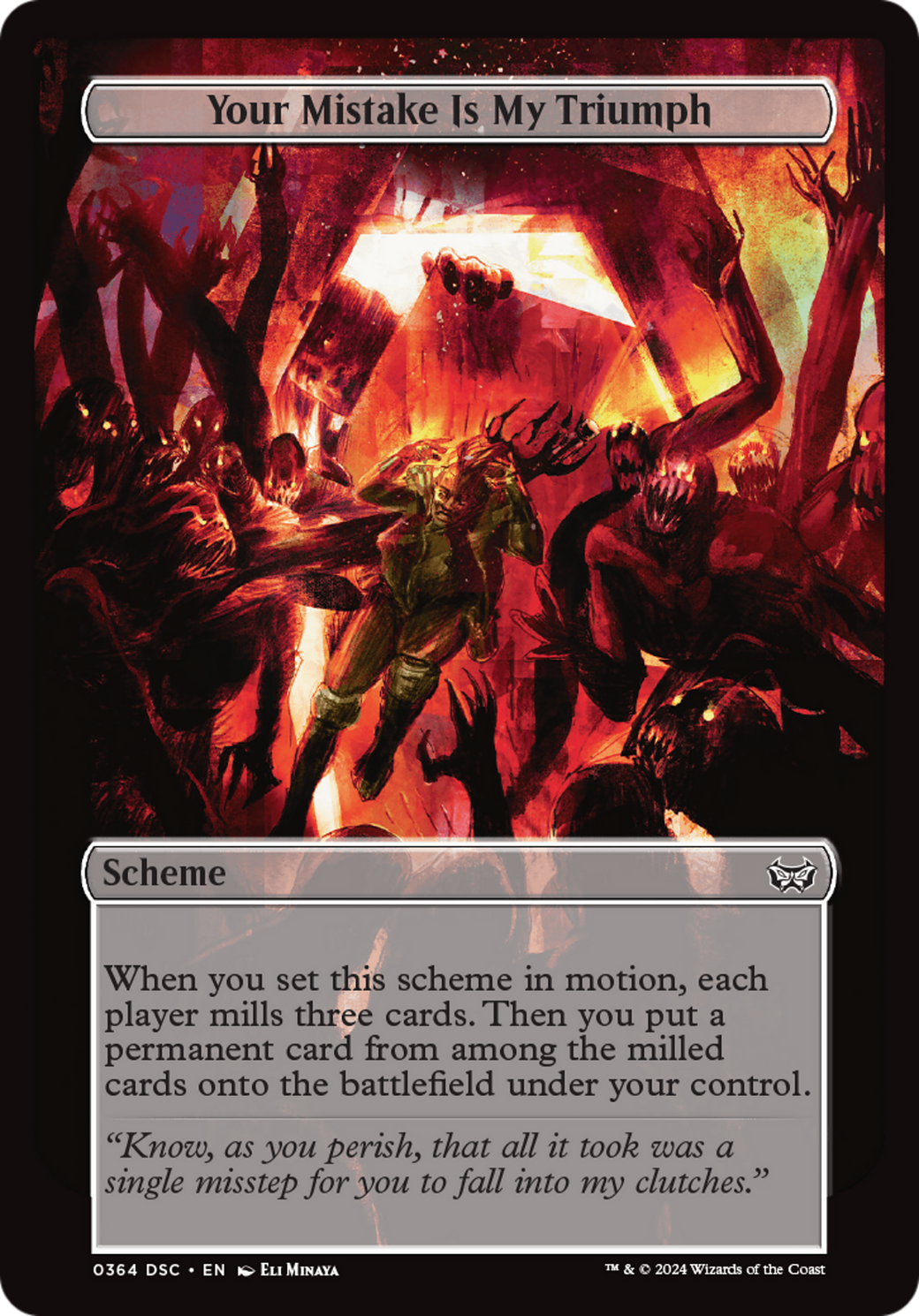 Your Mistake Is My Triumph (Full Art) [Duskmourn: Archenemy] | Local Legends