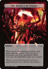 Your Mistake Is My Triumph (Full Art) [Duskmourn: Archenemy] | Local Legends