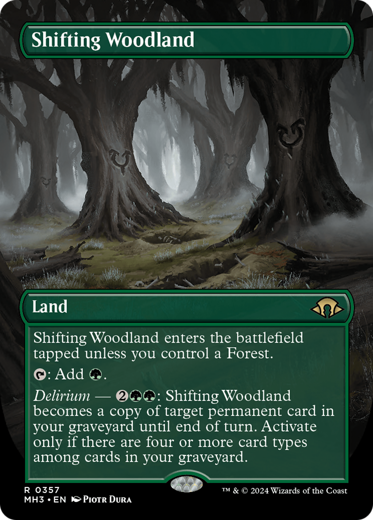 Shifting Woodland (Borderless) [Modern Horizons 3] | Local Legends