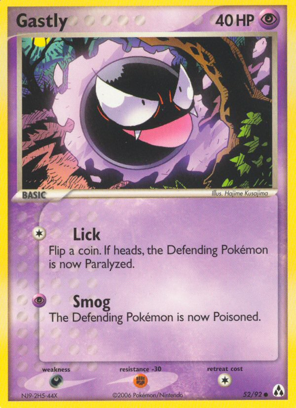 Gastly (52/92) [EX: Legend Maker] | Local Legends