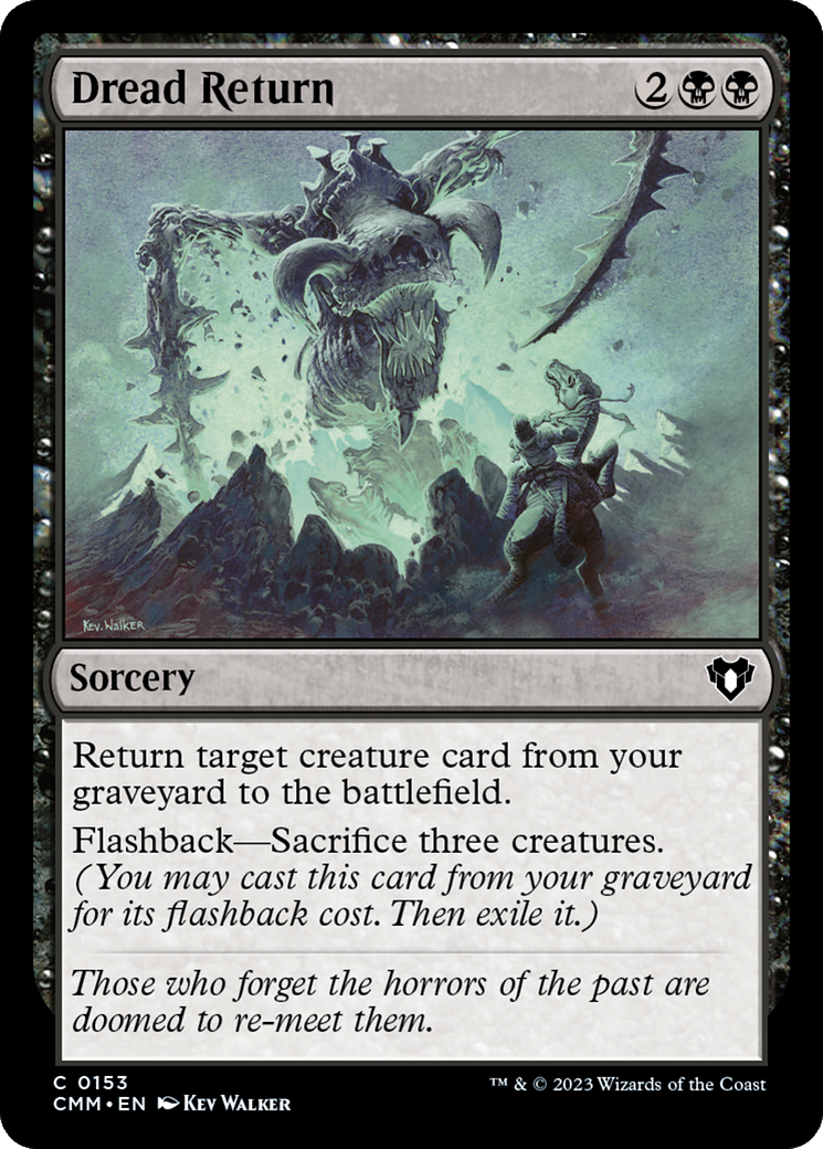 Dread Return [Commander Masters] | Local Legends