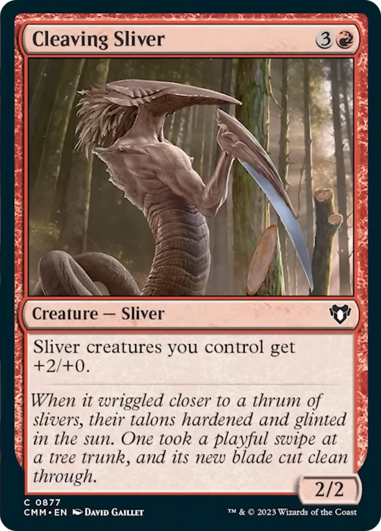 Cleaving Sliver [Commander Masters] | Golgari Games