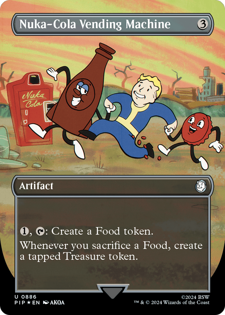 Nuka-Cola Vending Machine (Borderless) (Surge Foil) [Fallout] | Local Legends