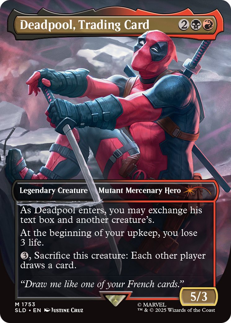 Deadpool, Trading Card [Secret Lair Drop Series] | Local Legends