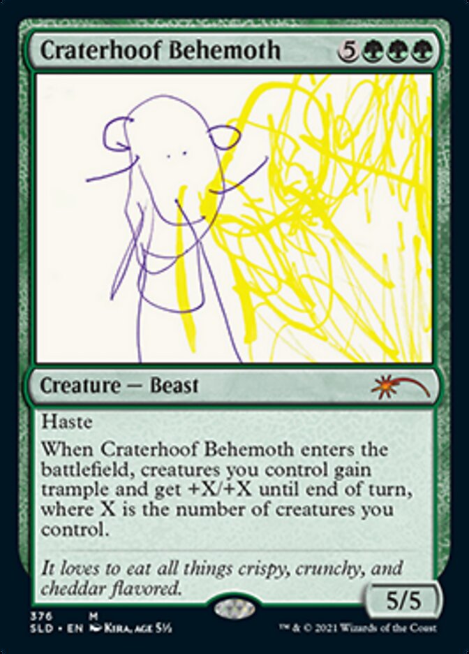 Craterhoof Behemoth (376) [Secret Lair Drop Series] | Local Legends