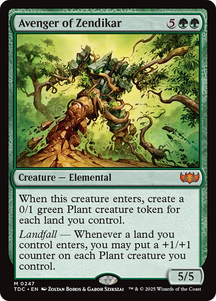 Avenger of Zendikar [Tarkir: Dragonstorm Commander] | Local Legends