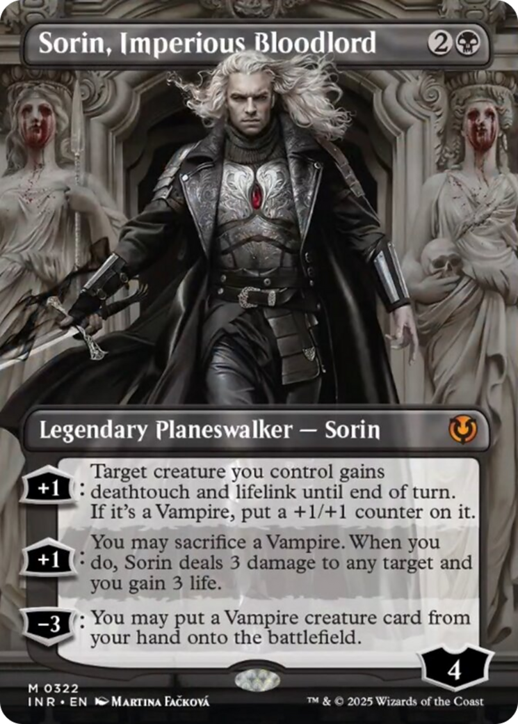 Sorin, Imperious Bloodlord (Borderless) [Innistrad Remastered] | Local Legends