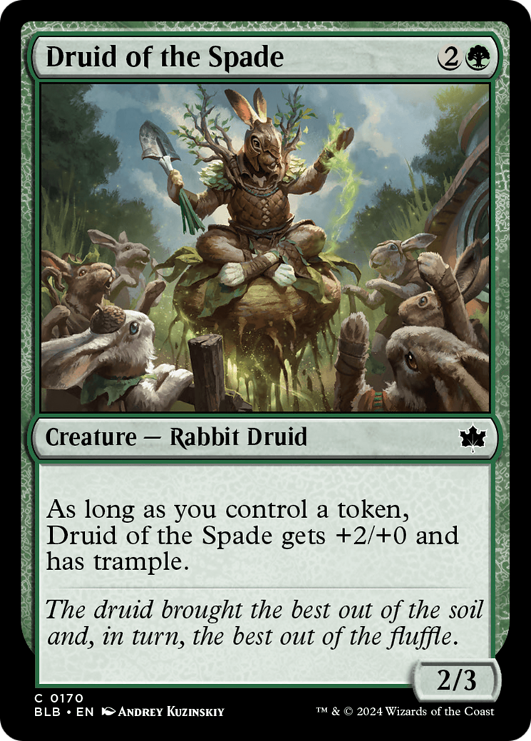 Druid of the Spade [Bloomburrow] | Local Legends