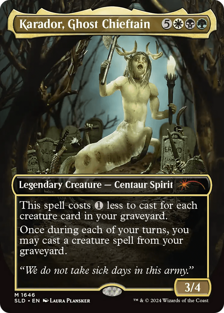 Karador, Ghost Chieftain (Rainbow Foil) [Secret Lair Drop Series] | Local Legends
