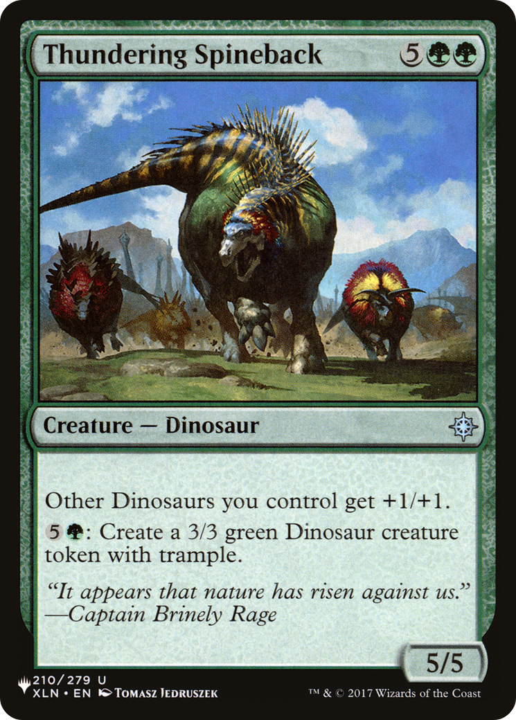 Thundering Spineback [The List] | Local Legends