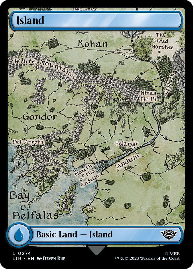 Island (274) [The Lord of the Rings: Tales of Middle-Earth] | Golgari Games