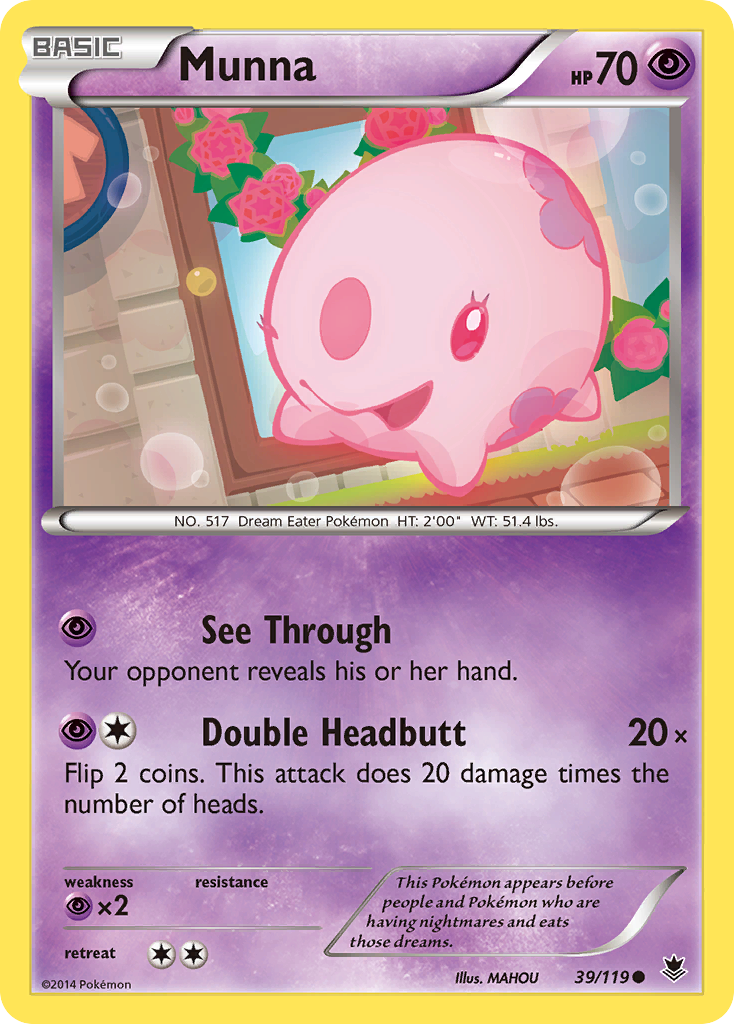 Munna (39/119) [XY: Phantom Forces] | Local Legends