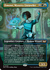 Zimone, Mystery Unraveler (Borderless) [Duskmourn: House of Horror Commander] | Golgari Games