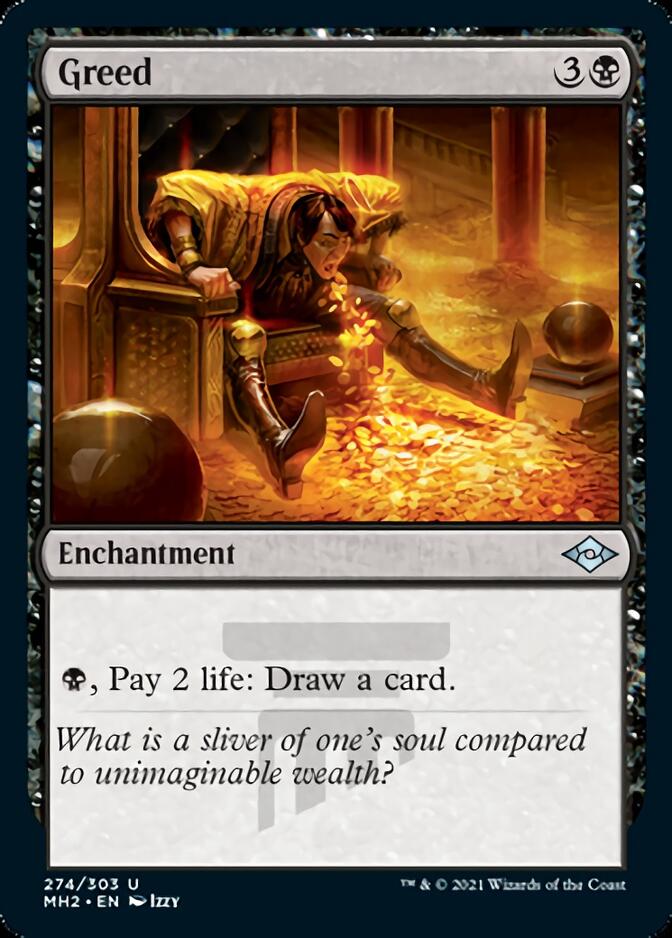 Greed (Foil Etched) [Modern Horizons 2] | Local Legends