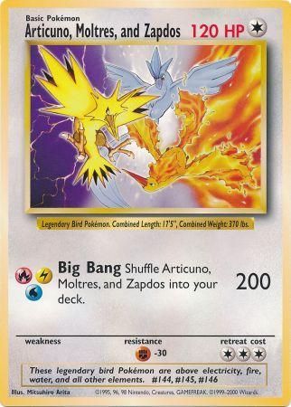 Articuno, Moltres, and Zapdos (Jumbo Card) [Miscellaneous Cards] | Golgari Games