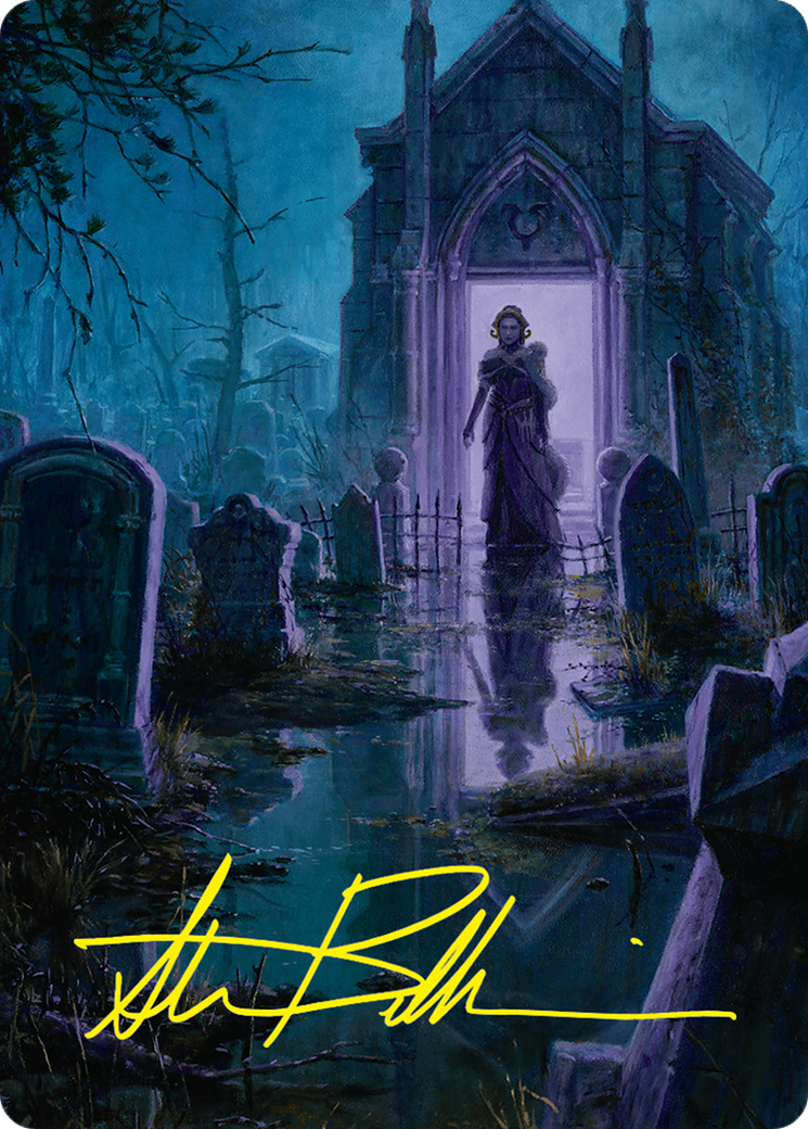 Swamp Art Card (23/54) (Gold-Stamped Signature) [Foundations Art Series] | Local Legends