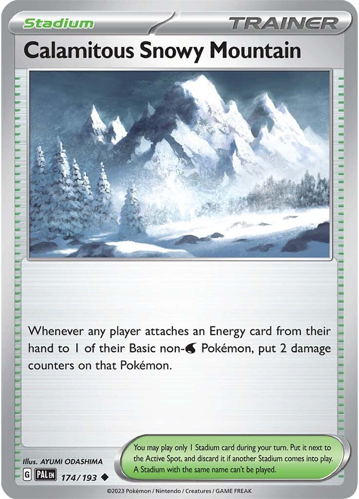 Calamitous Snowy Mountain (174/193) [Scarlet & Violet: Paldea Evolved] | Golgari Games