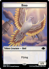 Elephant // Bird Double-Sided Token [Dominaria Remastered Tokens] | Golgari Games