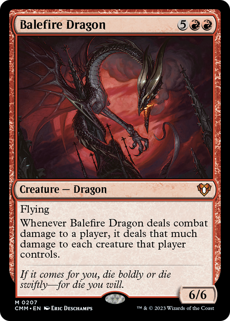 Balefire Dragon [Commander Masters] | Golgari Games