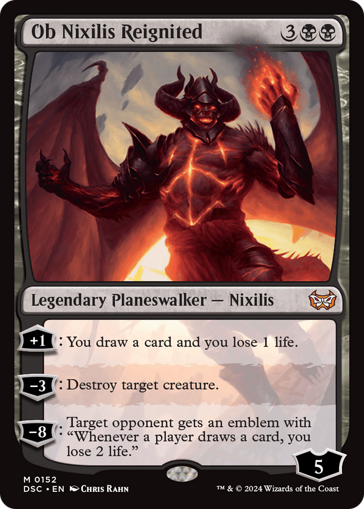 Ob Nixilis Reignited [Duskmourn: House of Horror Commander] | Local Legends