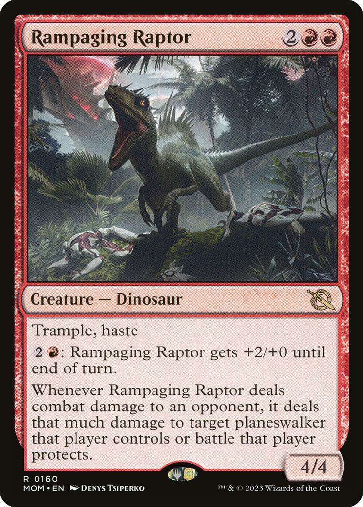 Rampaging Raptor [March of the Machine] | Golgari Games