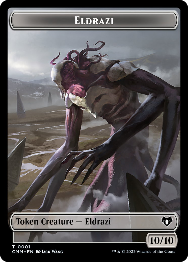 Eldrazi // Myr Double-Sided Token [Commander Masters Tokens] | Golgari Games