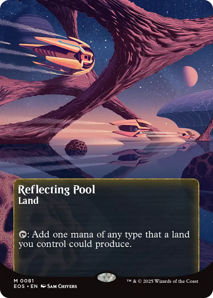 Reflecting Pool (0081) (Borderless) [Edge of Eternities: Stellar Sights] | Local Legends