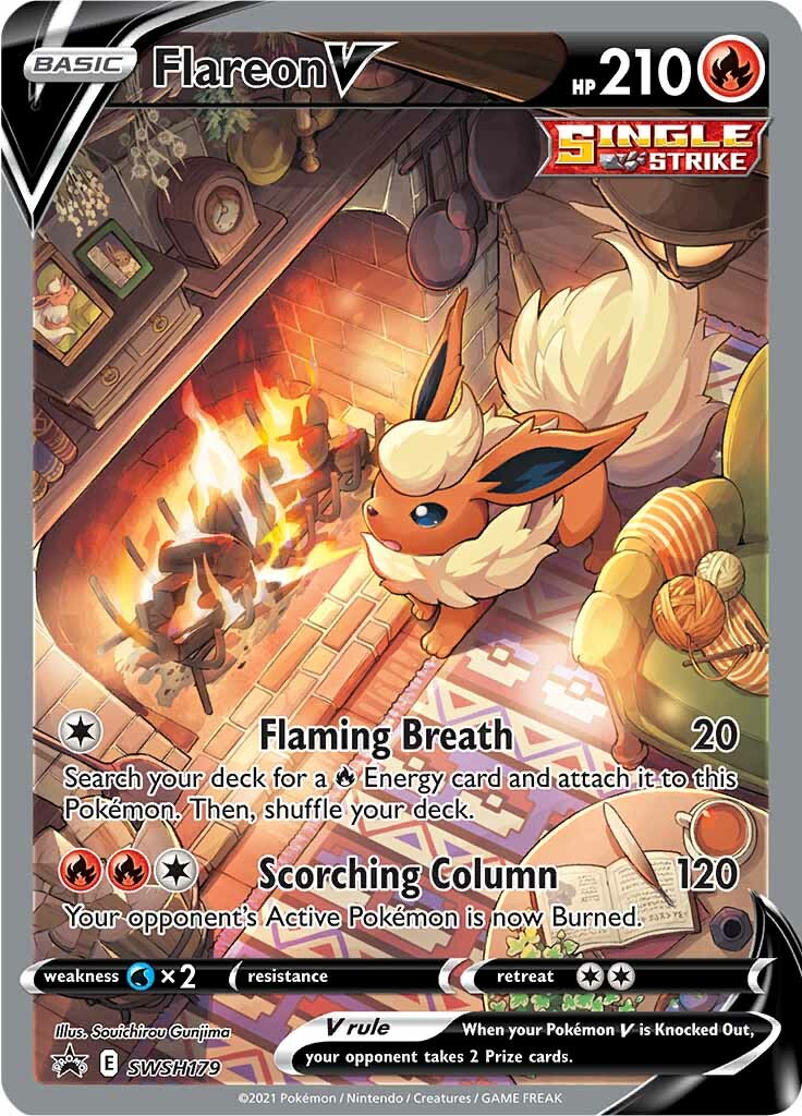 Flareon V (SWSH179) [Sword & Shield: Black Star Promos] | Local Legends