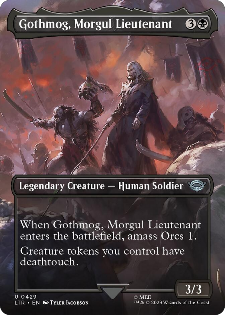 Gothmog, Morgul Lieutenant (Borderless Alternate Art) [The Lord of the Rings: Tales of Middle-Earth] | Local Legends