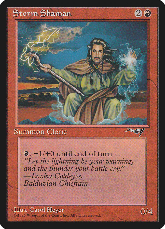 Storm Shaman (Male) [Alliances] | Local Legends