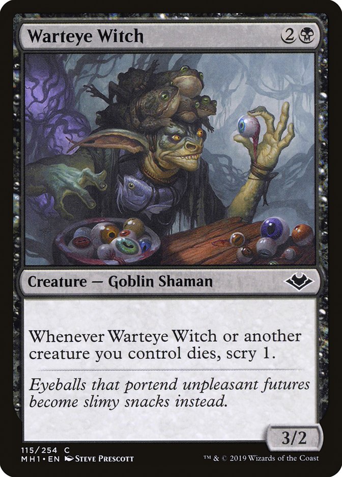 Warteye Witch [Modern Horizons] | Golgari Games