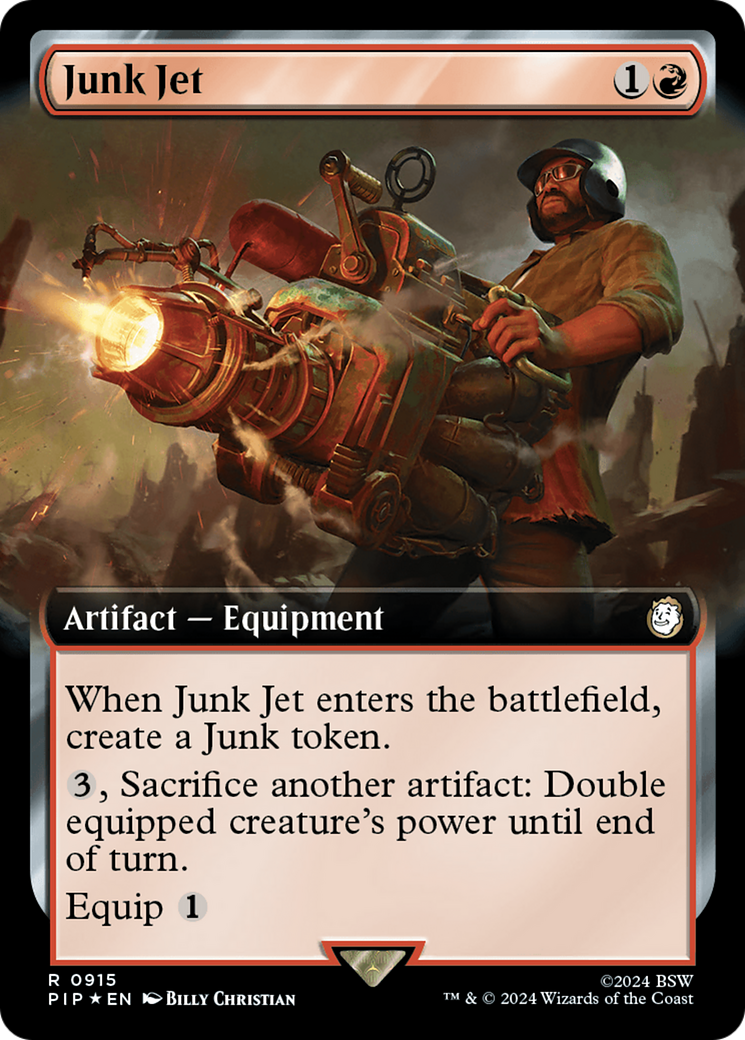 Junk Jet (Extended Art) (Surge Foil) [Fallout] | Local Legends