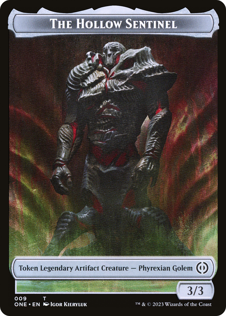 The Hollow Sentinel Token [Phyrexia: All Will Be One Tokens] | Local Legends