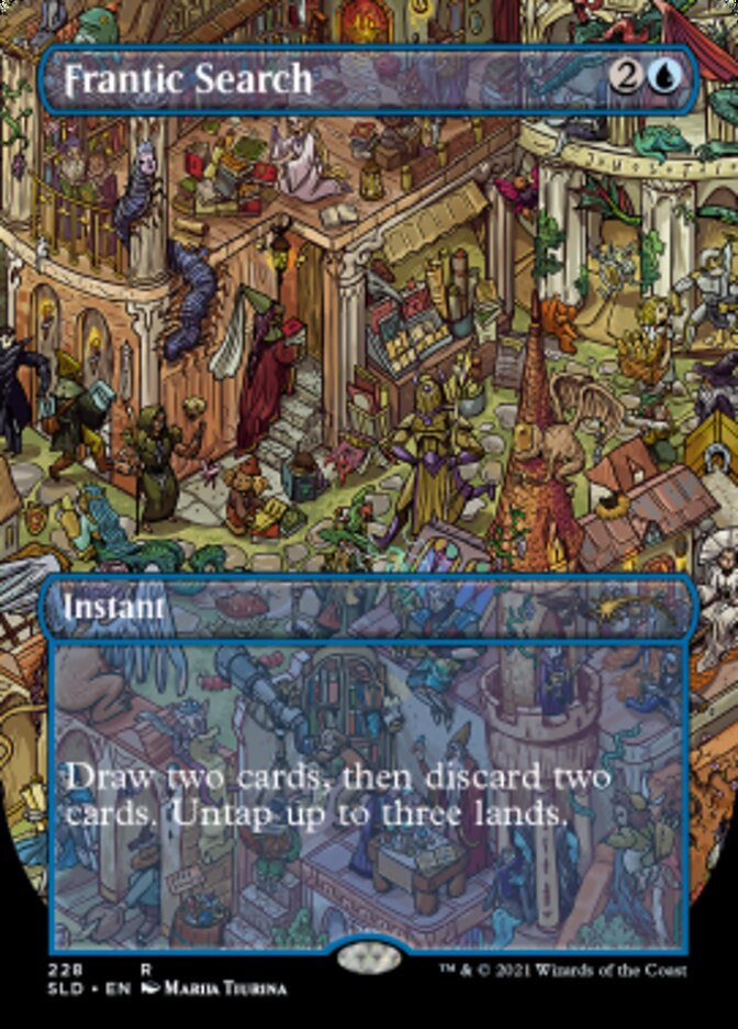 Frantic Search (Borderless) [Secret Lair Drop Series] | Local Legends