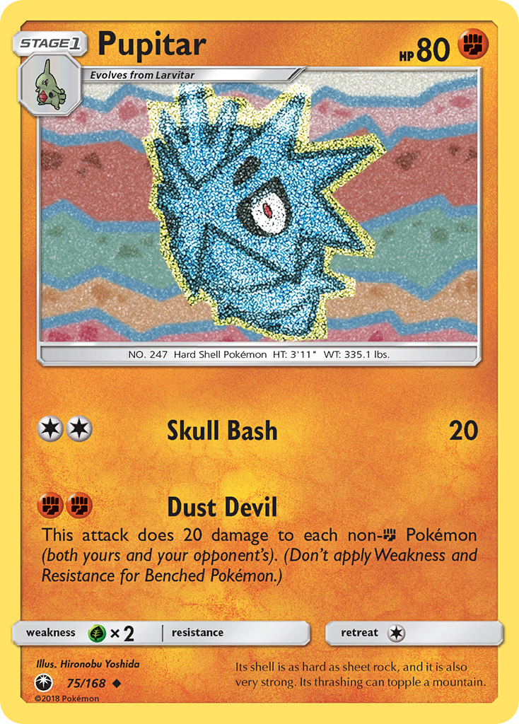 Pupitar (75/168) [Sun & Moon: Celestial Storm] | Local Legends