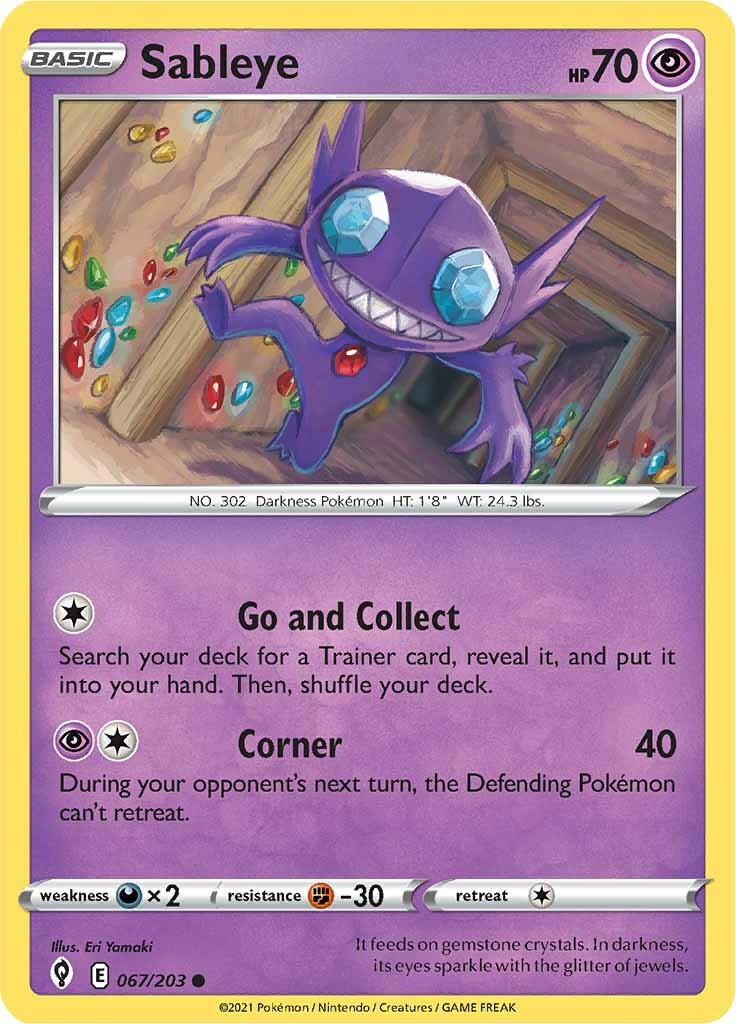 Sableye (067/203) [Sword & Shield: Evolving Skies] | Golgari Games