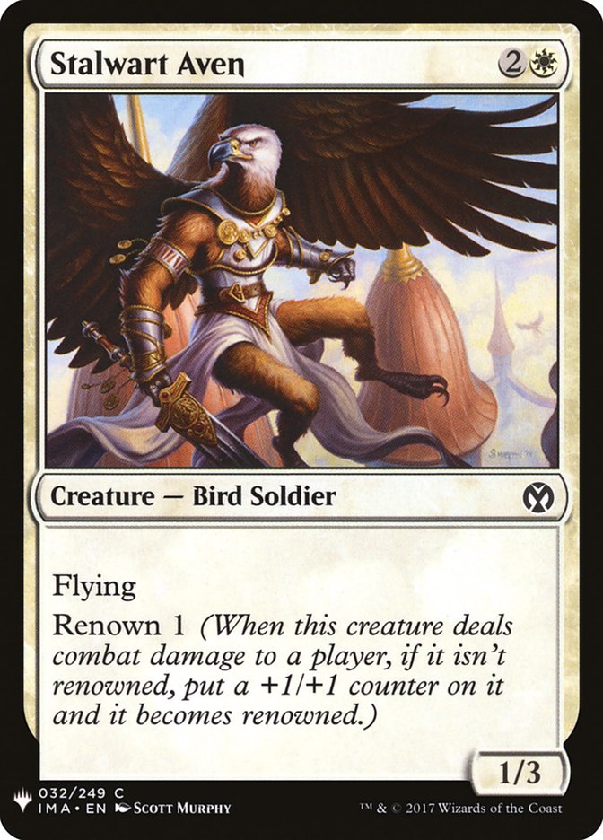 Stalwart Aven [Mystery Booster] | Local Legends