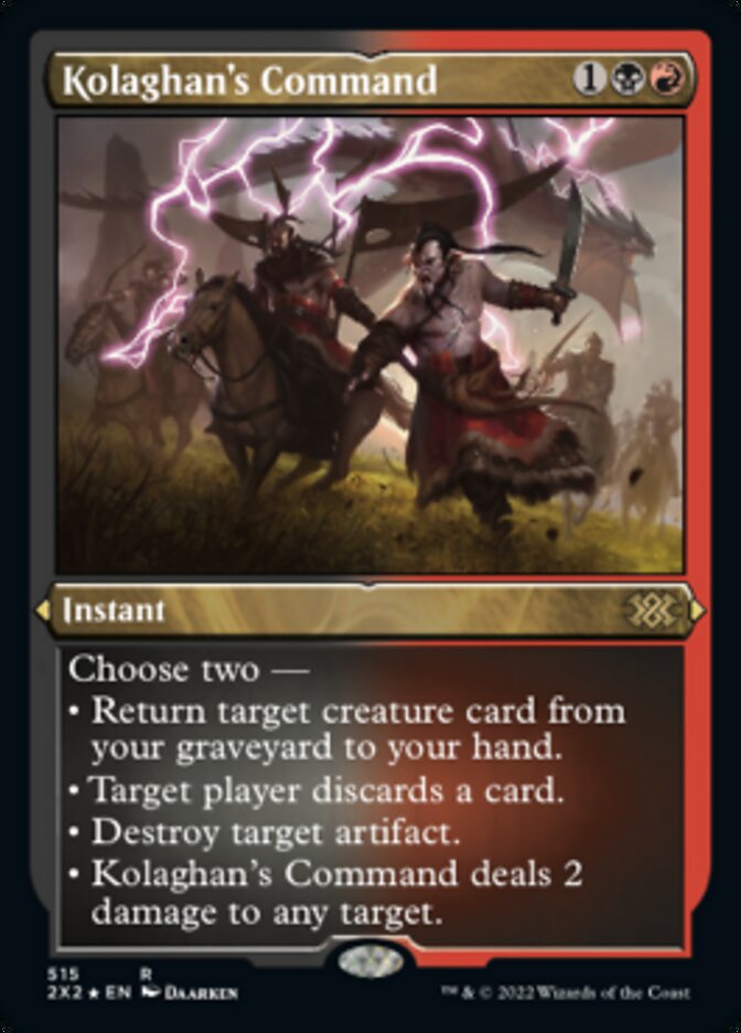 Kolaghan's Command (Foil Etched) [Double Masters 2022] | Local Legends